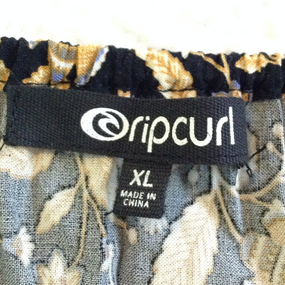NWT Rip Curl "XL" Short Sleeve, Floral Midi Dreamer Dress, Bohemian Chic, Classy - Picture 4 of 9